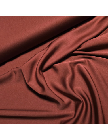 Tissu, Microfibre Micro Satin, Terracotta, Laize 146 cm, 100% Polyester