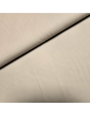 Tissu, Viscose Unie Stretch, Sable, Laize 140 cm, 97% Viscose 3% Elasthanne