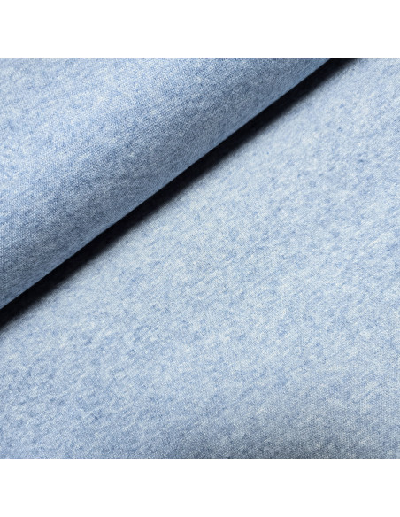 Tissu, Jersey Maille Uni, Bleu Profond, Laize 150 cm, Mélange Viscose Polyester Polyamide