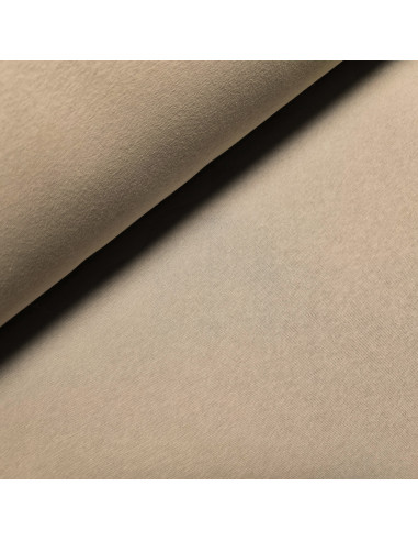 Tissu, Sweat Épais Uni, Beige, Laize 160 cm, 70% Coton 30% Polyester