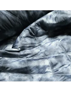 Tissu, Matelassé Losanges, Gris Bleu, Laize 140 cm, 100% Polyester 2