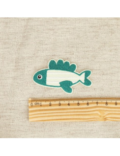 Ecusson thermocollant poisson