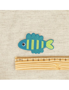 Ecusson thermocollant poisson