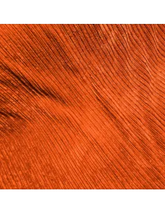 Tissu, Velours Larges Côtes Envers Fourrure, Orange Intense, Laize 150 cm, 92% Polyester 8% Polyamide 645g/m²