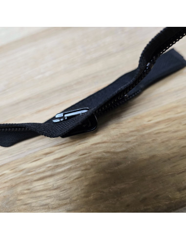 Fermeture Eclair Z97, séparable & réversible, noir, 60cm