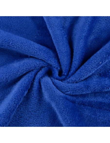 Tissu, Polaire Doudou, Bleu Roi, Laize 150 cm, 100% Polyester 290g/m²