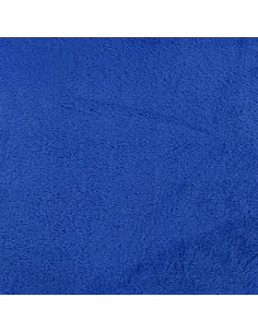 Tissu, Polaire Doudou, Bleu Roi, Laize 150 cm, 100% Polyester 290g/m² 2