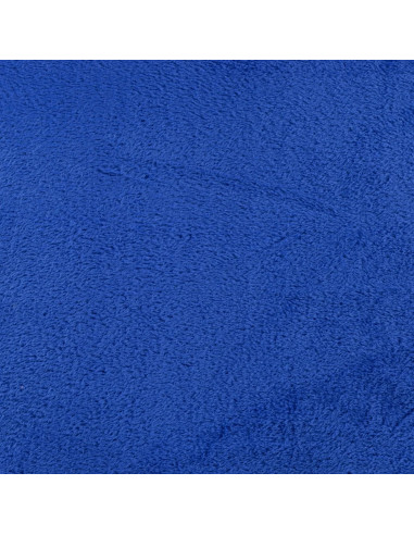 Tissu, Polaire Doudou, Bleu Roi, Laize 150 cm, 100% Polyester 290g/m²
