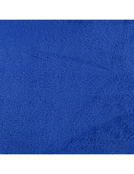 Tissu, Polaire Doudou, Bleu Roi, Laize 150 cm, 100% Polyester 290g/m²