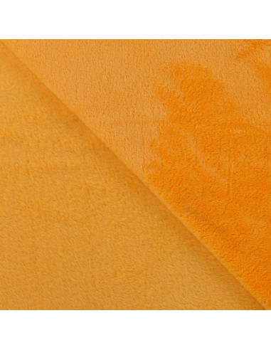 Tissu, Polaire Doudou, Ocre, Laize 150 cm, 100% Polyester 290g/m²