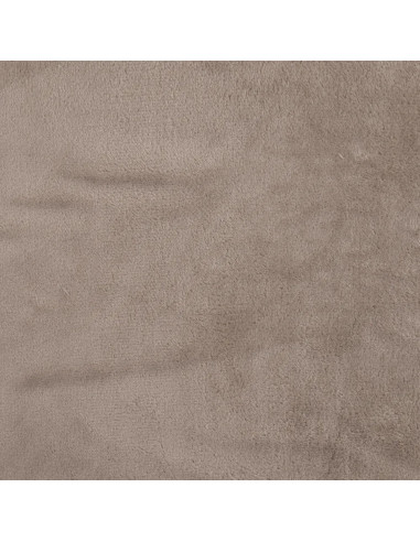 Tissu, Polaire Doudou Uni, Taupe, Laize 150 cm, 100% Polyester 290g/m²