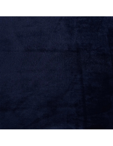 Tissu, Polaire Doudou Épaisse, Bleu Marine, Laize 145 cm, 100% Polyester