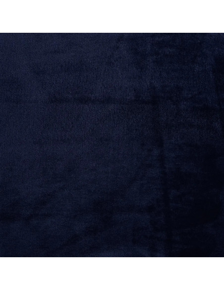 Tissu, Polaire Doudou Épaisse, Bleu Marine, Laize 145 cm, 100% Polyester