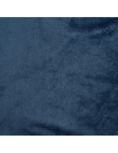 Tissu, Polaire Doudou, Bleu Jeans, Laize 150 cm, 100% Polyester 290g/m²
