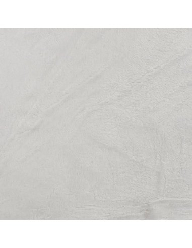 Tissu, Polaire Doudou Épaisse, Blanche, Laize 150 cm, 100% Polyester 290g/m²