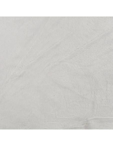Tissu, Polaire Doudou Épaisse, Blanche, Laize 150 cm, 100% Polyester 290g/m²
