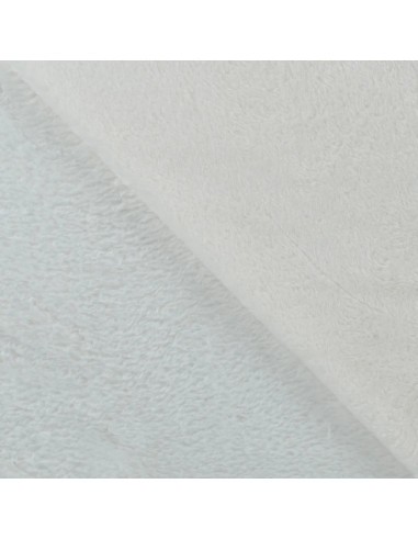 Tissu, Polaire Doudou Uni, Écru, Laize 150 cm, 100% Polyester 290g/m²