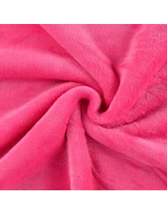 Tissu, Polaire Doudou Épaisse, Rose Fuchsia, Laize 150 cm, 100% Polyester 290g/m²