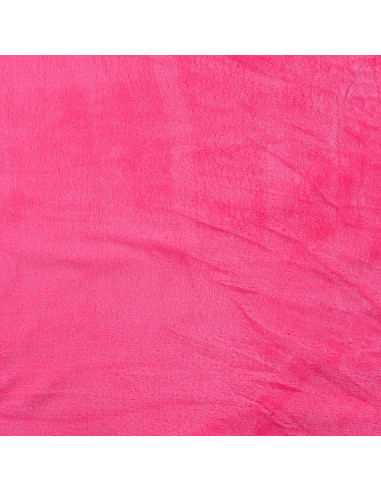 Tissu, Polaire Doudou Épaisse, Rose Fuchsia, Laize 150 cm, 100% Polyester 290g/m²