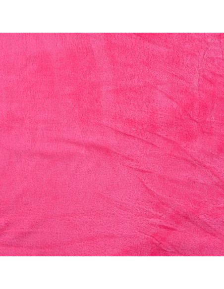 Tissu, Polaire Doudou Épaisse, Rose Fuchsia, Laize 150 cm, 100% Polyester 290g/m²