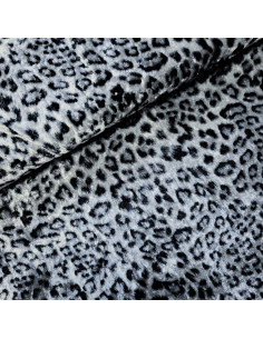 Velours imprimé, panthère noire
