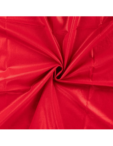 Tissu, Coton de Noël, Rouge Métallisé, Laize 140 cm, 100% Coton