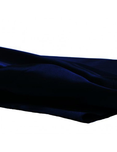 Tissu, Doublure Satin Unie, Bleu Marine, Laize 150 cm, 100% Polyester