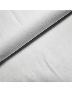 Tissu, Feutrine Unie, Blanc Pur, Laize 180 cm, 100% Polyester