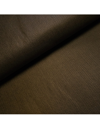 Tissu, Feutrine Unie, Marron Chocolat, Laize 180 cm, 100% Polyester 215g/m²