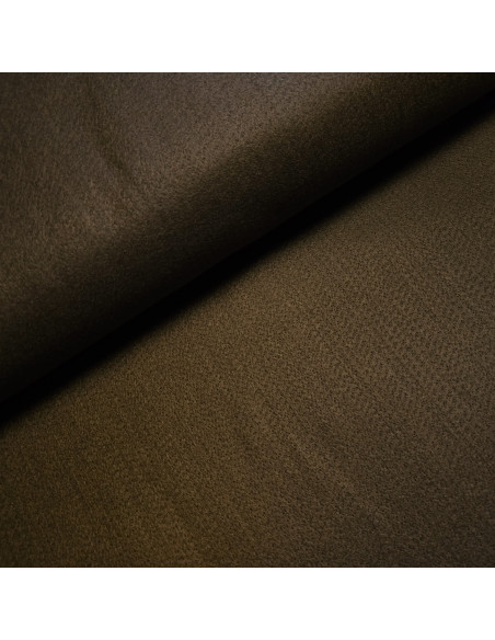 Tissu, Feutrine Unie, Marron Chocolat, Laize 180 cm, 100% Polyester 215g/m²
