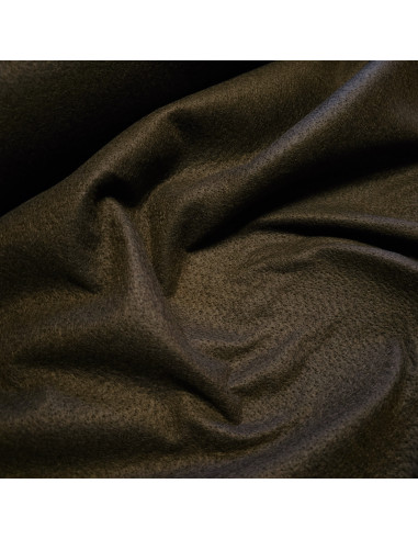 Tissu, Feutrine Unie, Marron Chocolat, Laize 180 cm, 100% Polyester 215g/m²