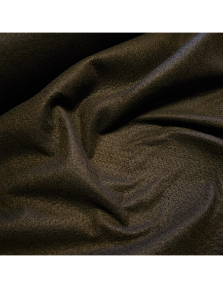 Tissu, Feutrine Unie, Marron Chocolat, Laize 180 cm, 100% Polyester 215g/m²