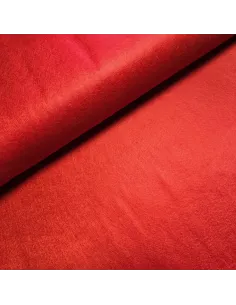 Tissu, Feutrine Unie, Rouge Écarlate, Laize 180 cm, 100% Polyester 215g/m²