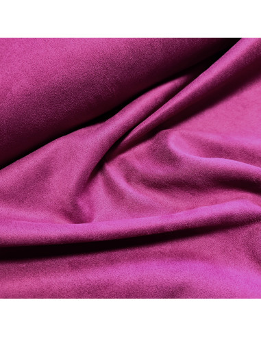 Tissu, Suédine Scuba Unie, Mauve, Laize 150 cm, 95% Polyester 5% Spandex