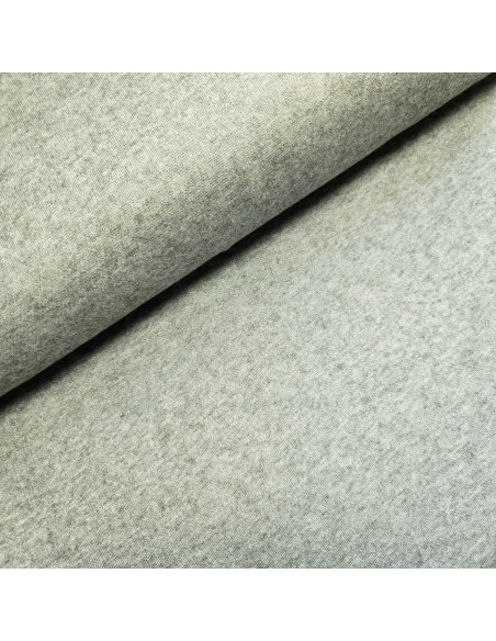 Jersey maille, uni, vert kaki