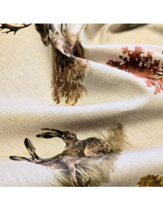 Tissu, Demi-natté Motif Chasse, Multicolore, Laize 140 cm, Coton Polyester 200g/m² 2