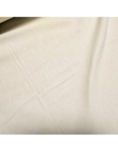 Tissu, Demi-natté Uni, Écru, Laize 280 cm, 80% Coton 20% Polyester 205g/m²