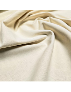 Tissu, Demi-natté Uni, Écru, Laize 280 cm, 80% Coton 20% Polyester 205g/m² 2