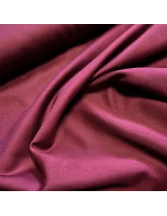 Tissu, Toile Polycoton Unie, Bordeaux, Laize 160 cm, 40% Polyester 60% Coton 2
