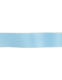 Ruban satin, 6,5mm, bleu ciel