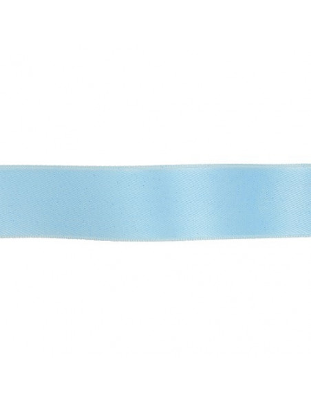 Ruban satin, 6,5mm, bleu ciel