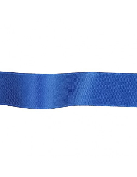 Ruban satin, 11mm, bleu roi