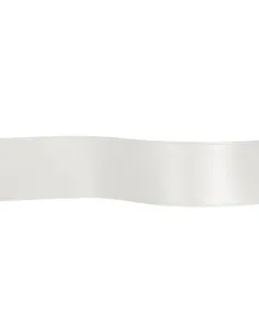 Ruban satin, 11mm, blanc
