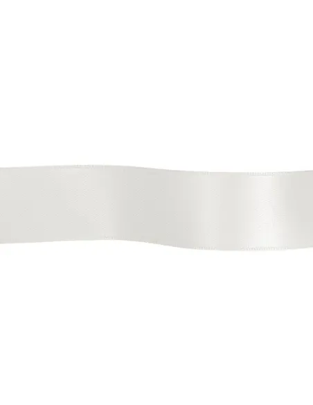 Ruban satin, 11mm, blanc