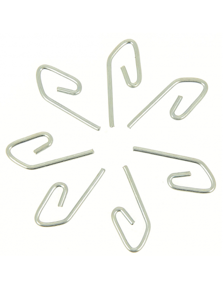 Crochets escargots, métal