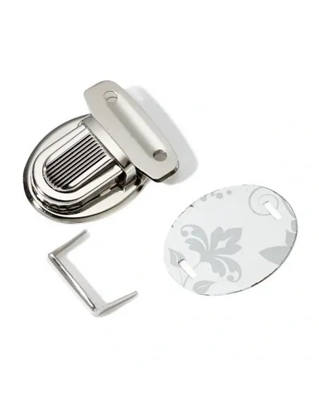 Fermeture de cartable Prym 26 mm argent | Zephyr Tissus