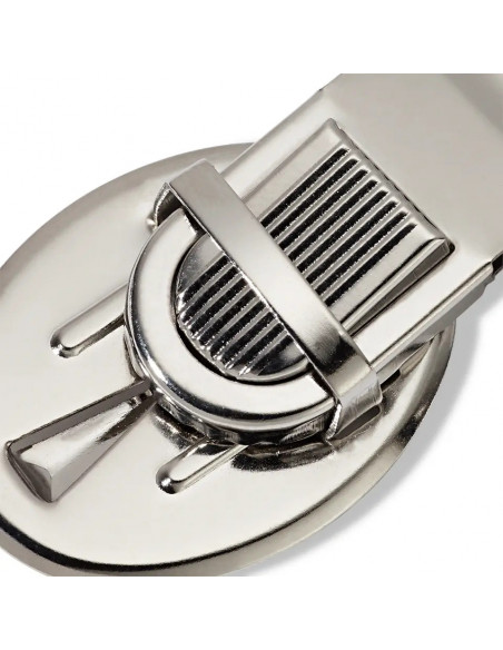 Fermeture de cartable, 26mm, argent