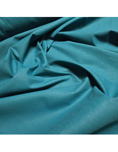 Cretonne de coton unie, bleu pétrole 2