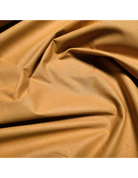 Tissu, Cretonne de Coton Unie, Camel, Laize 150 cm, 100% Coton 150g/m²