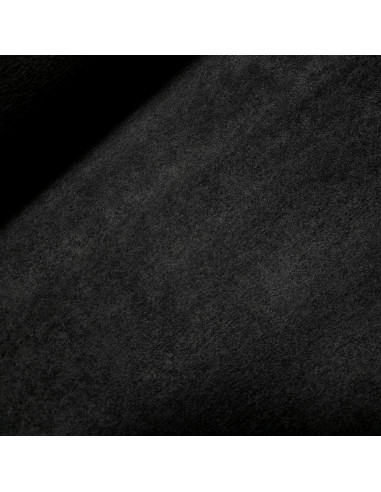 Tissu, Velours Uni Mat, Noir Intense, Laize 140 cm, 100% Polyester
